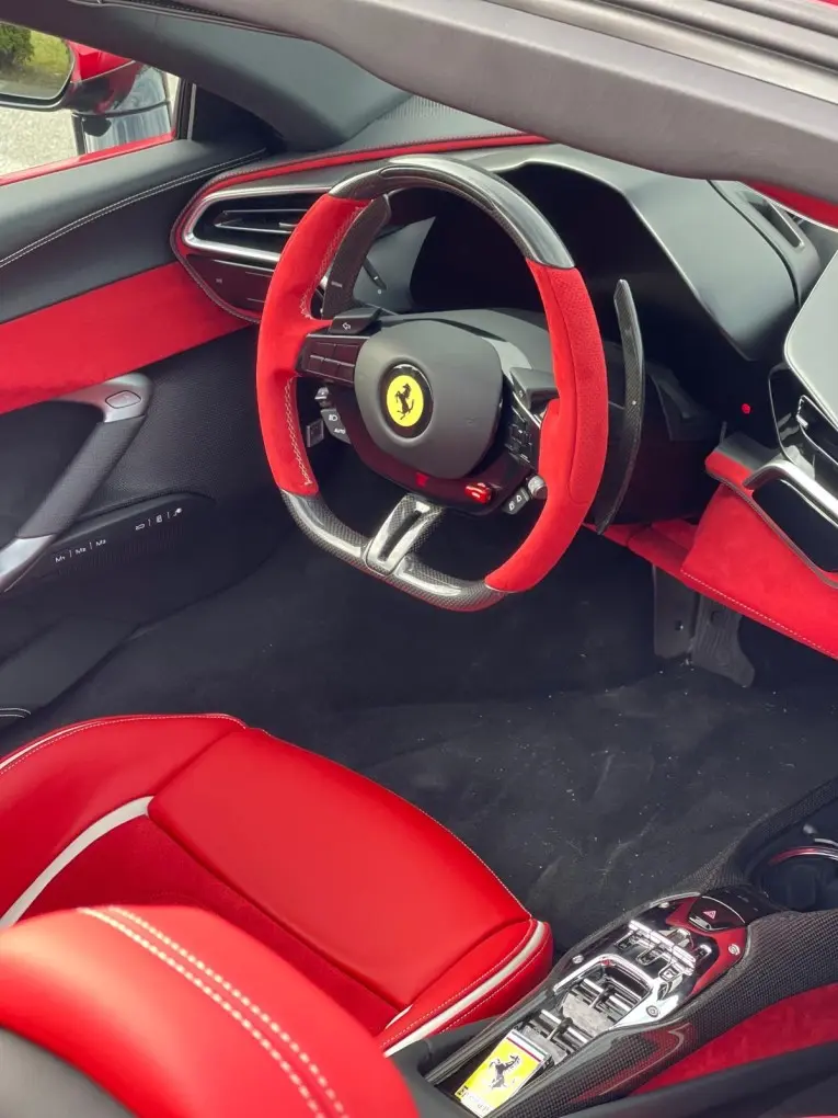 Ferrari 296 GTS Spider 2025, interior — Marbella Super Car Rental, Marbella